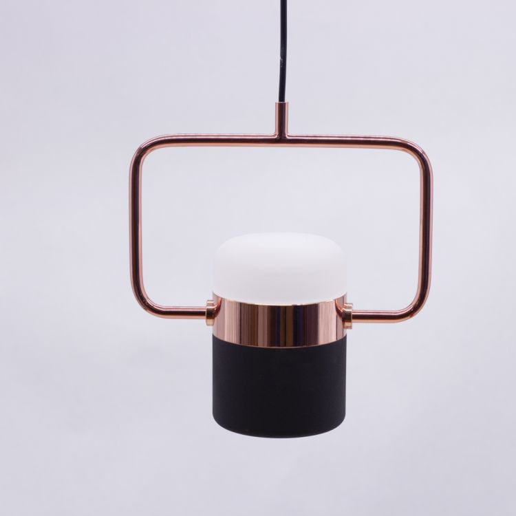 ჭერის სანათი SOLE 9926P/1 H შავი/სპილენძისფერი სურათი