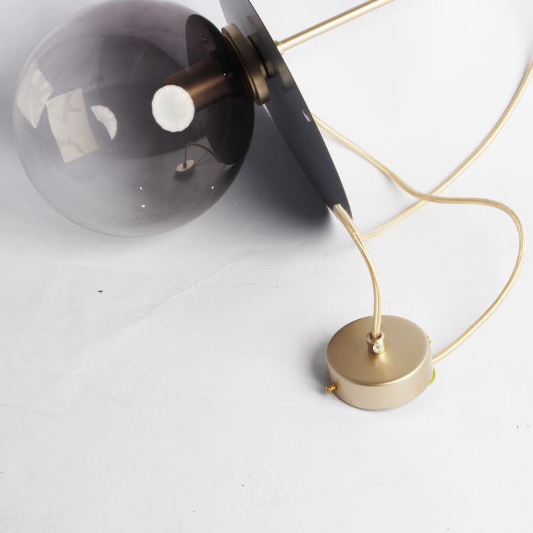 ჭერის სანათი SOLE 9985P რუხი სურათი