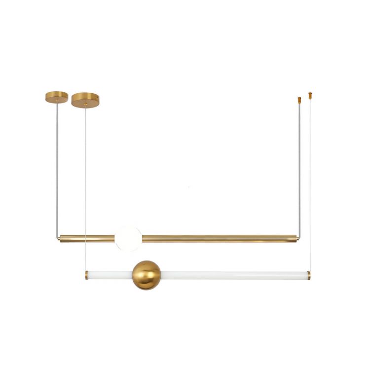 ჭერის სანათი SOLE 10053P/A2 თეთრი/ოქროსფერი სურათი