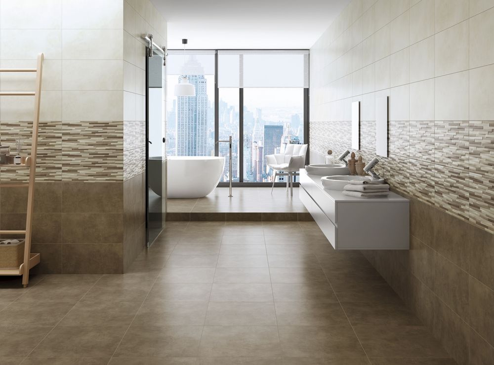 კედლის ფილა LYON TAUPE MAT 25X50 სურათი