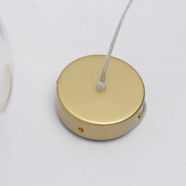 ჭერის სანათი SOLE 9214P-1 გამჭვირვალე მინა სურათი