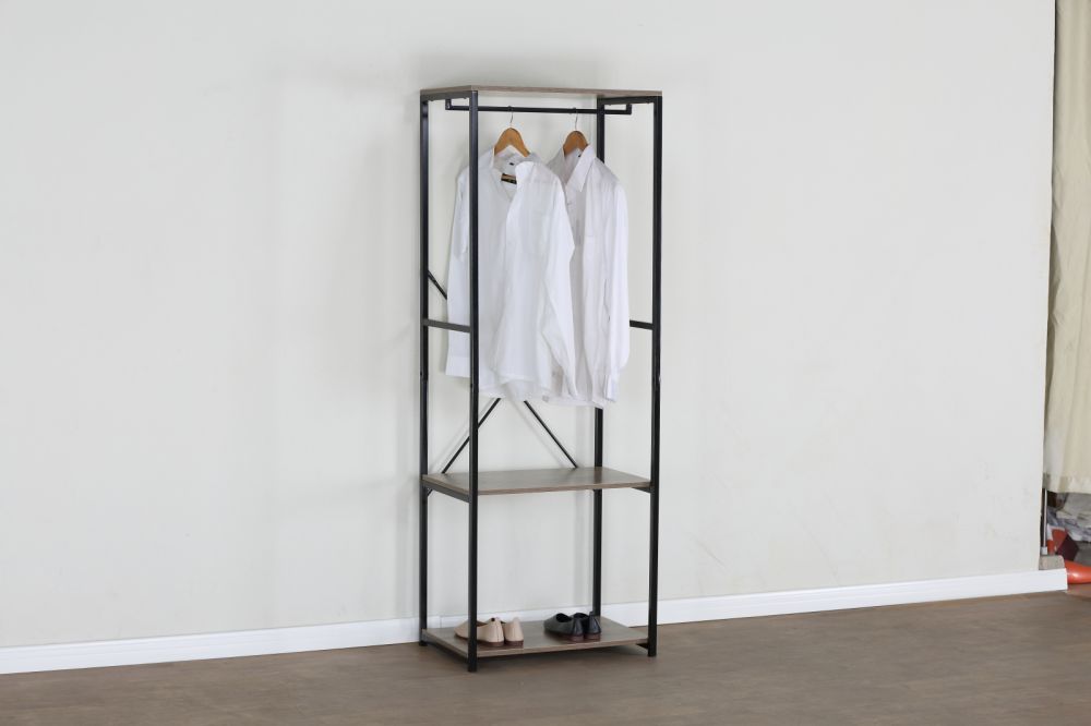 ტანსაცმლის საკიდი ქვედა თაროთი MEISTER 60*40.4*167CM YG6017A სურათი