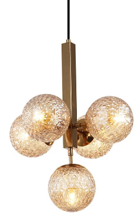 ჭერის სანათი YADI YD-WP8120-5 ქარვისფერი სურათი