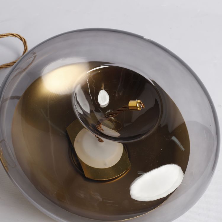 ჭერის სანათი SOLE 9966P/D ოქროსფერი/რუხი სურათი