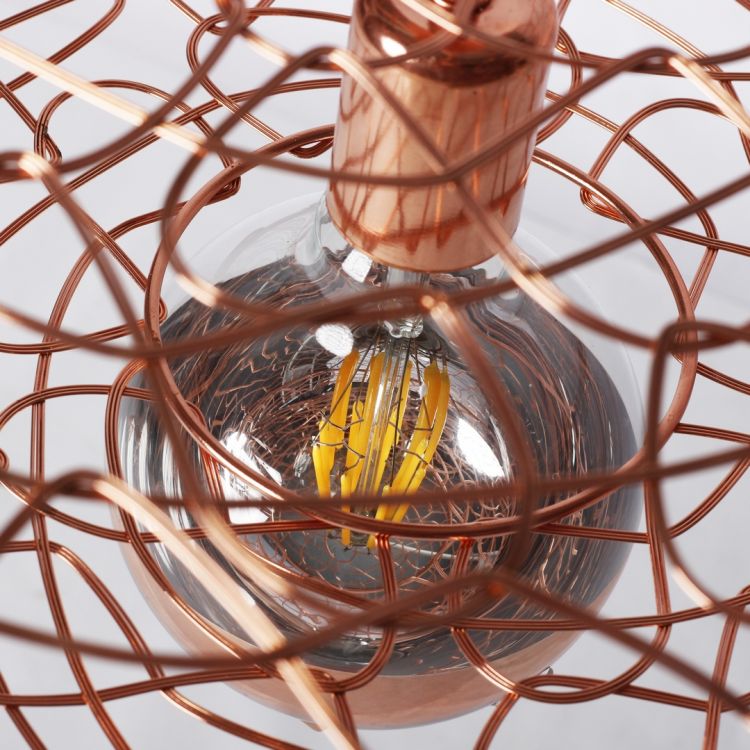 ჭერის სანათი SOLE 10029P/S სპილენძისფერი სურათი