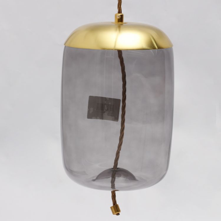 ჭერის სანათი SOLE 9966P/B ოქროსფერი/რუხი სურათი