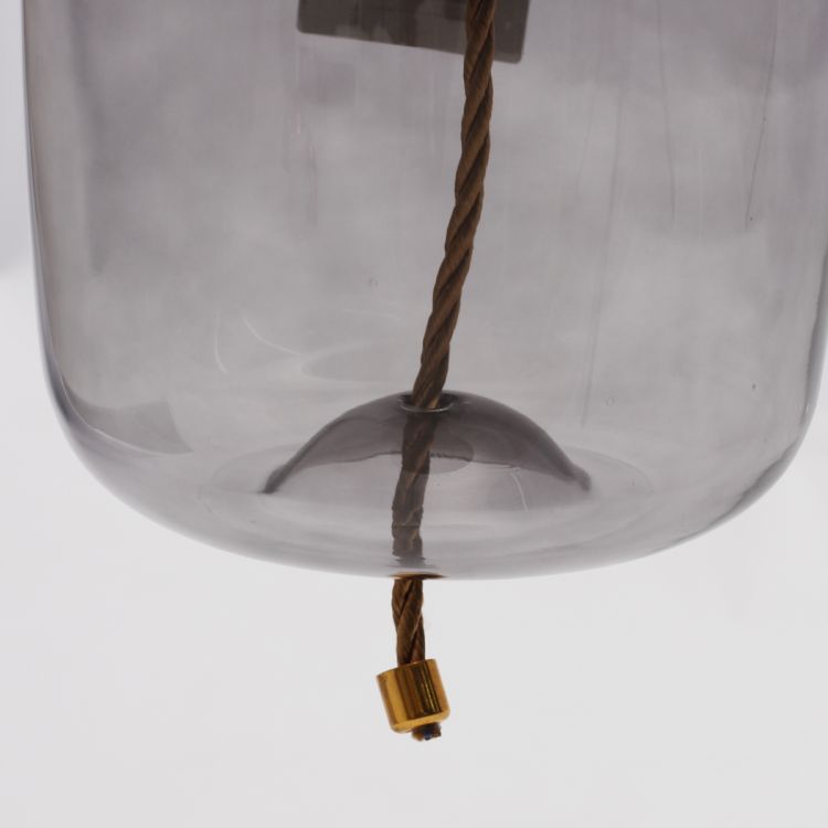 ჭერის სანათი SOLE 9966P/B ოქროსფერი/რუხი სურათი