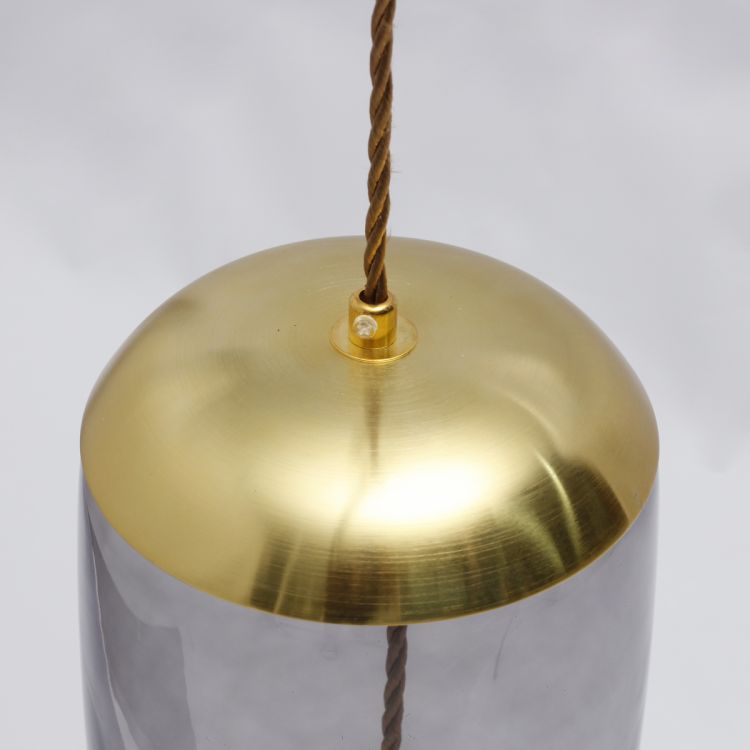 ჭერის სანათი SOLE 9966P/B ოქროსფერი/რუხი სურათი