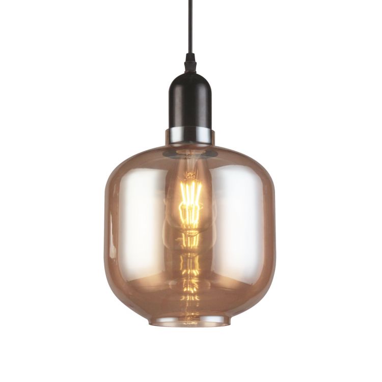 ჭერის სანათი YADI F90414A-M ქარვისფერი სურათი