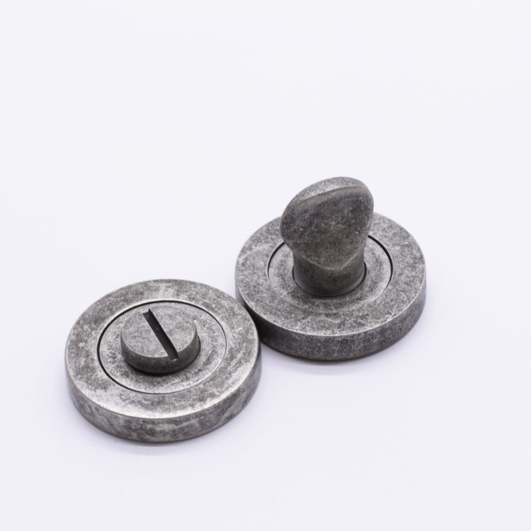 როზეტი საკეტით SILVER ANTIQUE მრგვალი სურათი