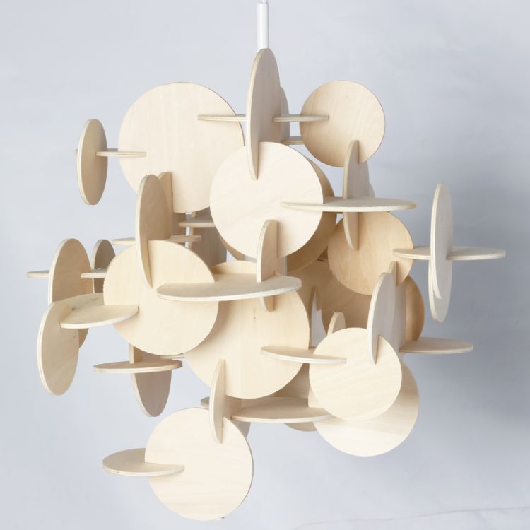 ჭერის სანათი SOLE 8760P ხისფერი სურათი