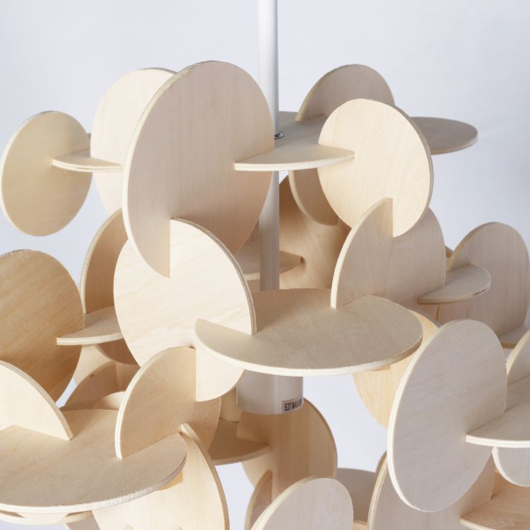 ჭერის სანათი SOLE 8760P ხისფერი სურათი