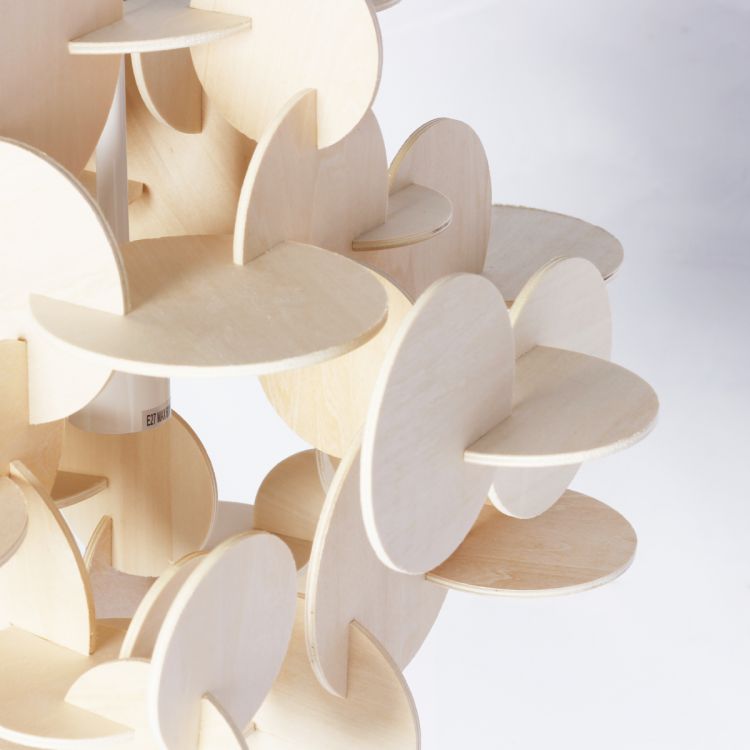 ჭერის სანათი SOLE 8760P ხისფერი სურათი