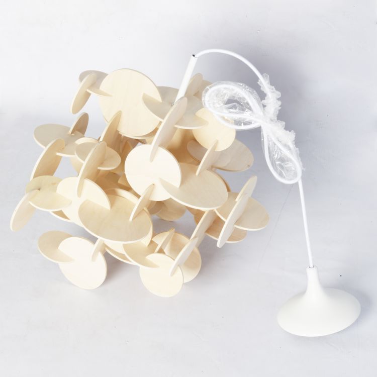 ჭერის სანათი SOLE 8760P ხისფერი სურათი