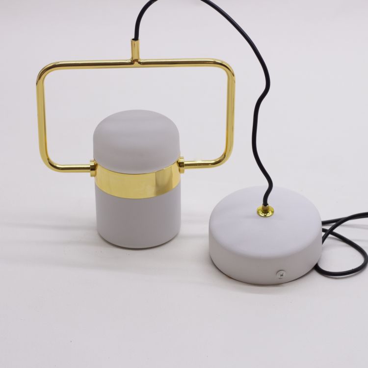 ჭერის სანათი SOLE 9926P/1 H თეთრი/ოქროსფერი სურათი