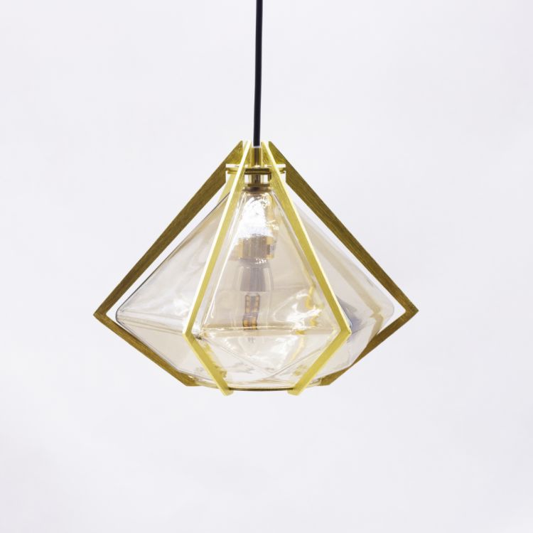 ჭერის სანათი SOLE 9932P/D ყავისფერი სურათი