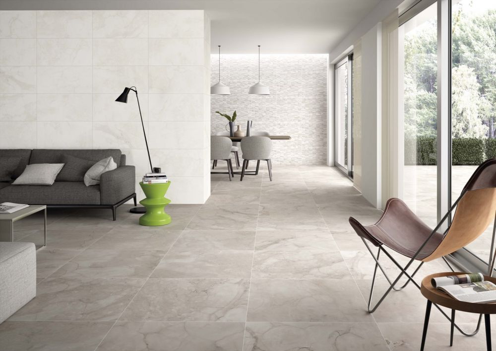 კედლის ფილა COLISEUM TRENZA BLANCO 20X60 დეკორი სურათი
