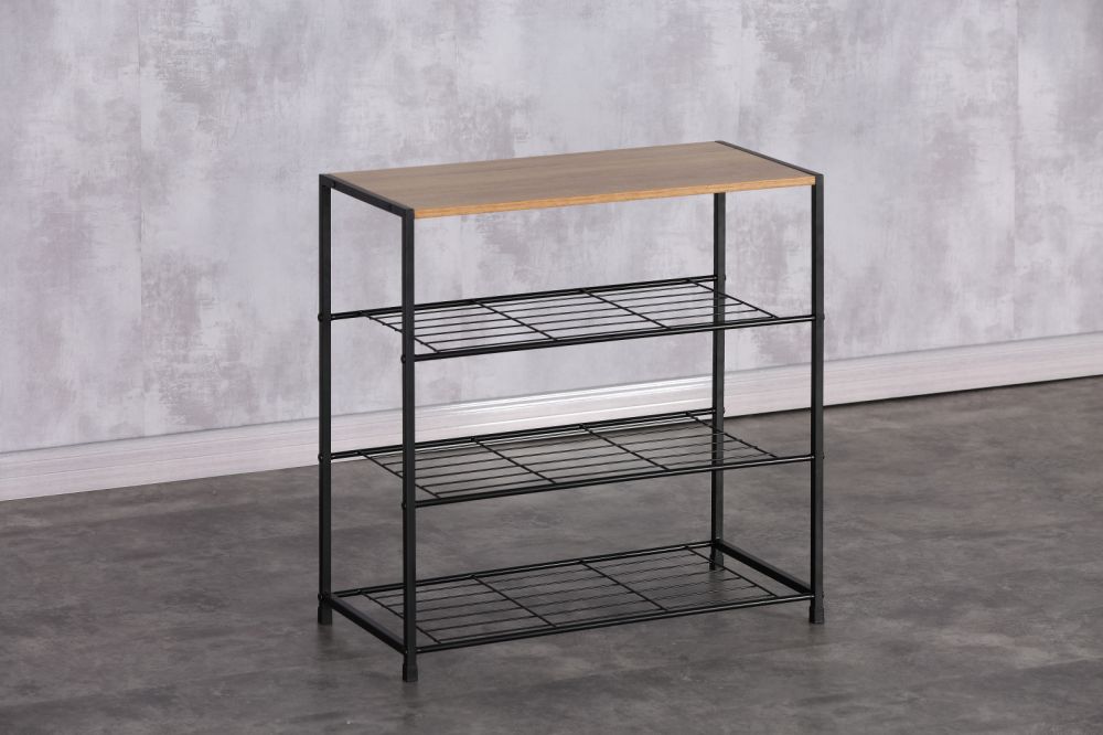 ფეხსაცმლის თარო მდფ 3 იანიMEISTER 63*30*63CM XJ633063A სურათი