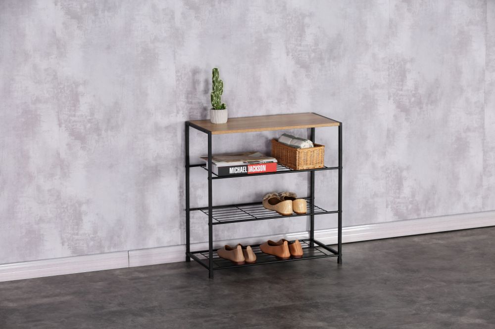 ფეხსაცმლის თარო მდფ 3 იანიMEISTER 63*30*63CM XJ633063A სურათი