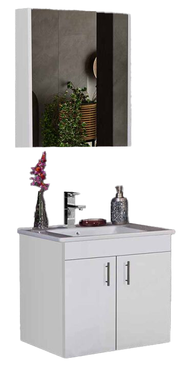 აბაზანის ავეჯი PARITE 65 თეთრი სურათი