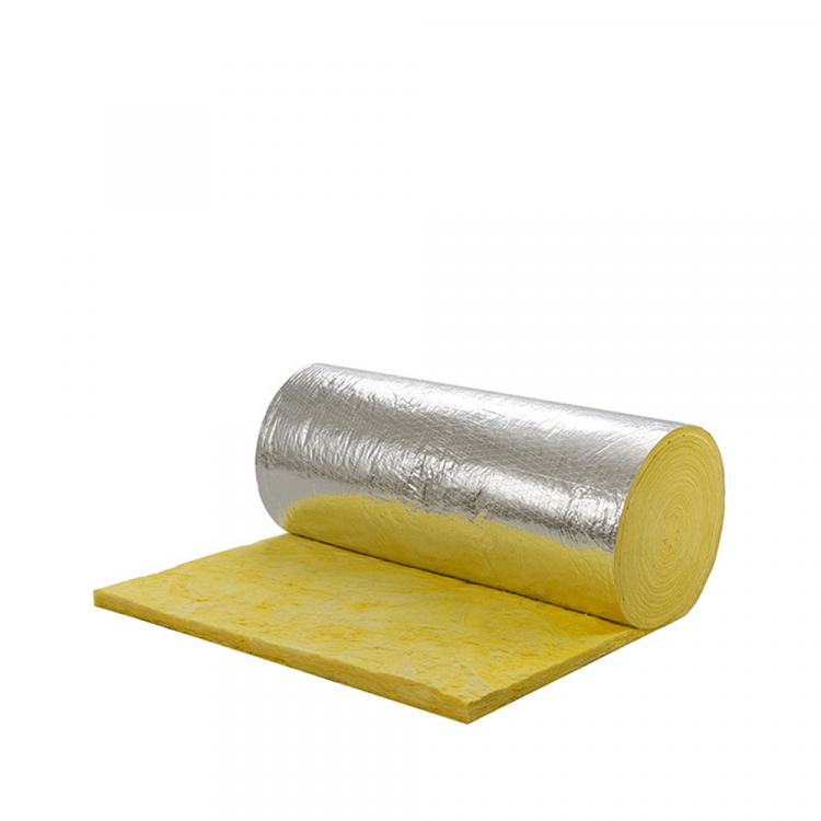 მინა ბამბა ფოლგიანი GLASS WOOL INSULATION D10/MR/50(10000*1200) EX  სურათი