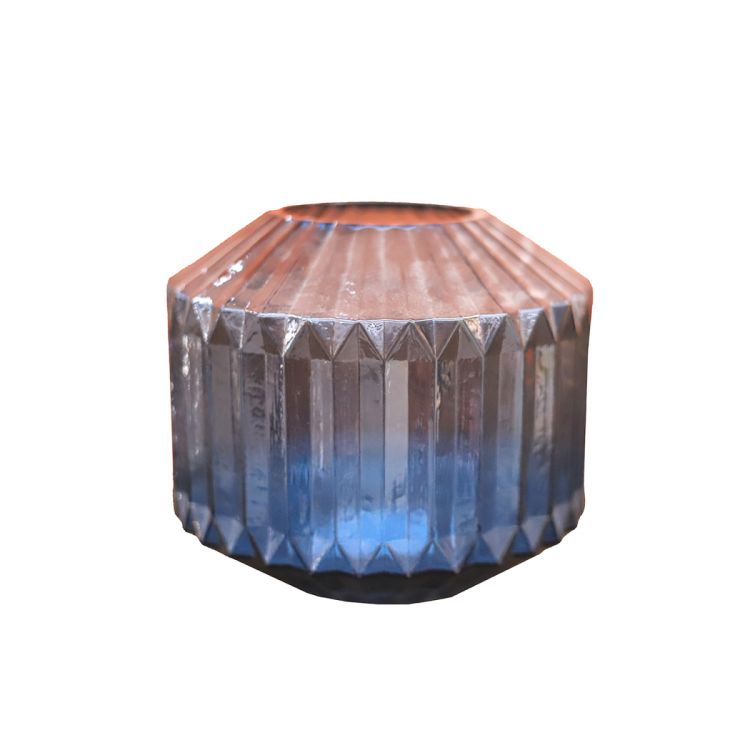 მინის ლარნაკი CH100(ლურჯი & ნაცრისფერი) სურათი