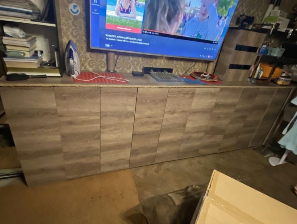 დიდი ზომის დესაო / სათავსო კარადა (365x48x105 სმ) სურათი