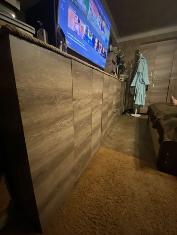 დიდი ზომის დესაო / სათავსო კარადა (365x48x105 სმ) სურათი