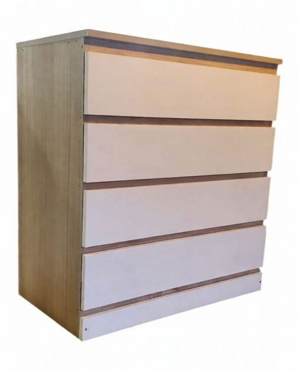 იყიდება თანამედროვე დიზაინის 4-უჯრიანი კომოდი სურათი