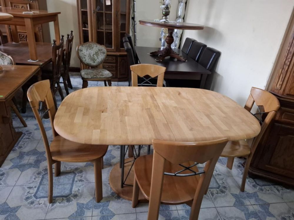 Bofigo-ს გერმანული ხარისხი – გასაშლელი მაგიდა + 4 სკამი სურათი