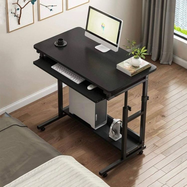 ლეპტოპის მულტიფუნქციური მაგიდა – რეგულირებადი სიმაღლით და თაროთი სურათი