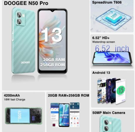 აქცია!! Doogee N50Pro ტელეფონი!! სურათი