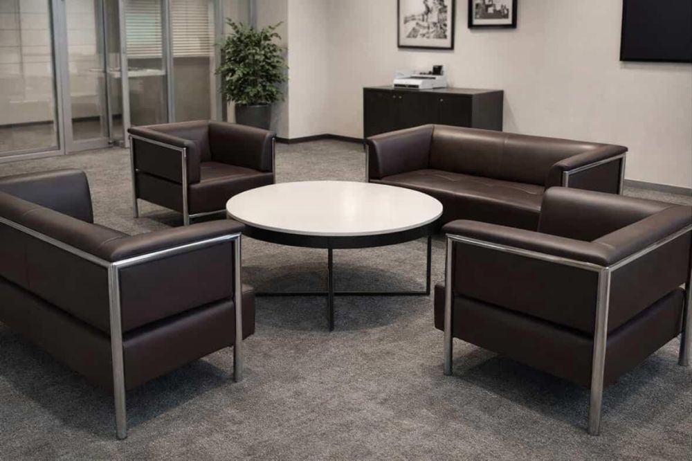 საოფისე ავეჯის სრული კომპლექტი – პრემიუმ ხარისხი (ახალივით) სურათი