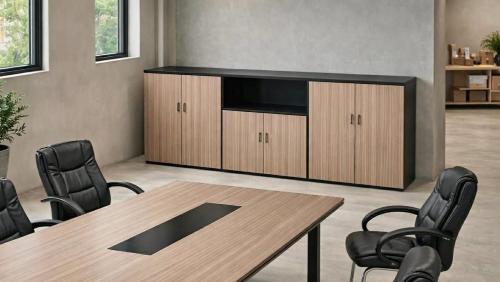 საოფისე ავეჯის სრული კომპლექტი – პრემიუმ ხარისხი (ახალივით) სურათი