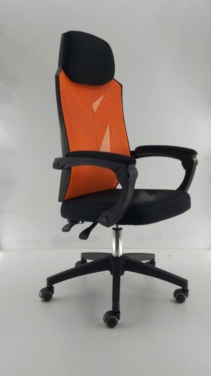 გეიმერის სკამი მოდელი 409 – შავი-სტაფილოსფერი (ახალი) სურათი