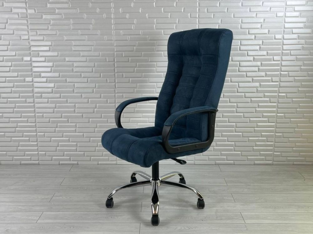 ხელმძღვანელის სავარძელი „გალანტი“ – ლურჯი ალკანტარი (ახალი) სურათი