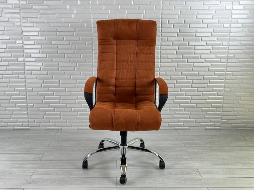 ხელმძღვანელის სავარძელი „გალანტი“ – აგურისფერი ალკანტარი (ახალი) სურათი