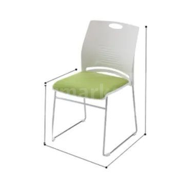 საოფისე სკამი „ისო“ თეთრი – მაღალი გამძლეობით (ახალი) სურათი