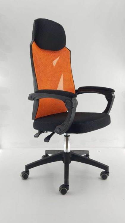 გეიმერის სკამი მოდელი 409 – შავი-სტაფილოსფერი (ახალი) სურათი