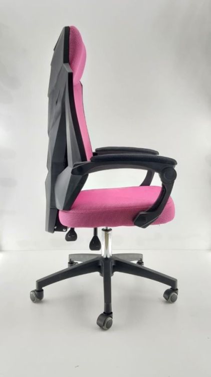 გეიმერის სკამი მოდელი 409 – შავი-ვარდისფერი (ახალი) სურათი