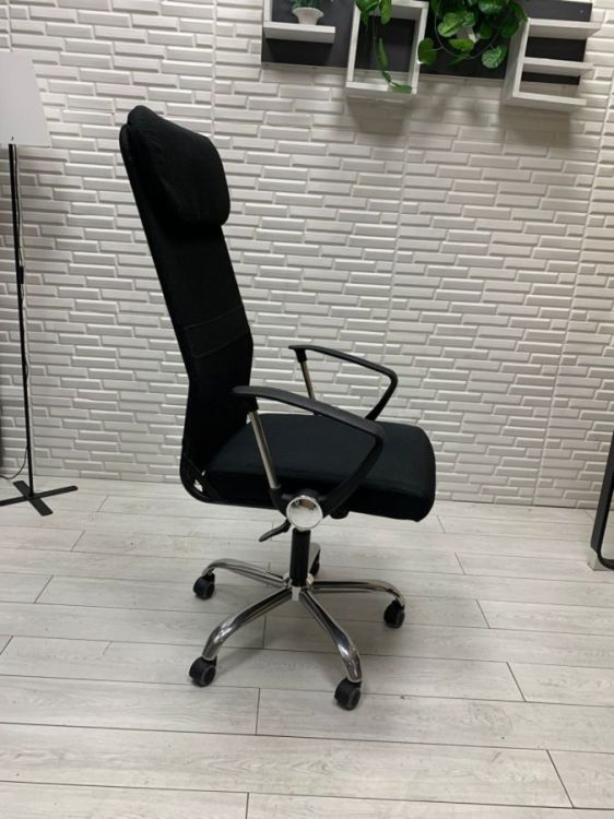 საოფისე სავარძელი მოდელი 0202 – ფირუზისფერი ბადით (ახალი) სურათი