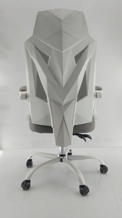 გეიმერის სკამი მოდელი 409 – თეთრი-რუხი (White-Grey) სურათი