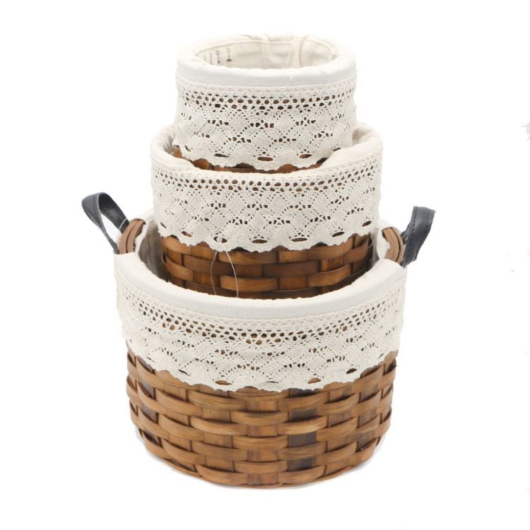 კალათი SPM0500 natural ზომა 20.5*20.5*14/18სმ სურათი