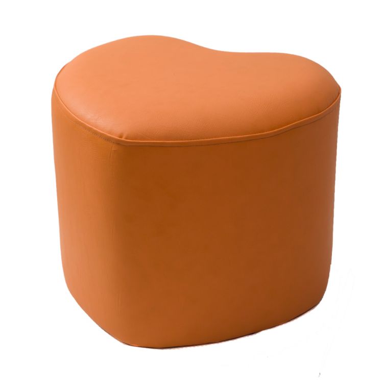 გულის ფორმის პუფი (სტაფილოსფერი) სურათი