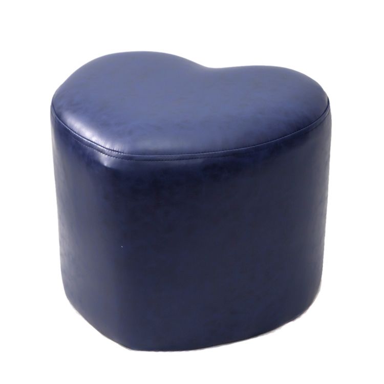 გულის ფორმის პუფი (ლურჯი) სურათი