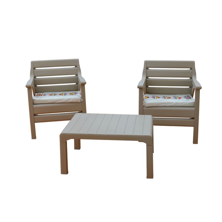 პლასტმასის მაგიდა აივნის HOLIDAY ჰკ-805ც ნაკრები სურათი