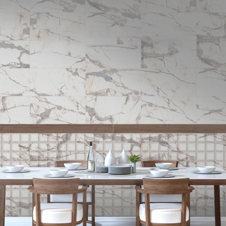 კერამო გრანიტი NORWAY BRILIANT WHITE 60X60 სურათი
