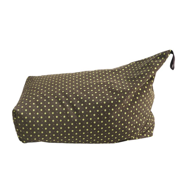 პუფი ყავისფერი/ყვავილი M 95X56 სურათი