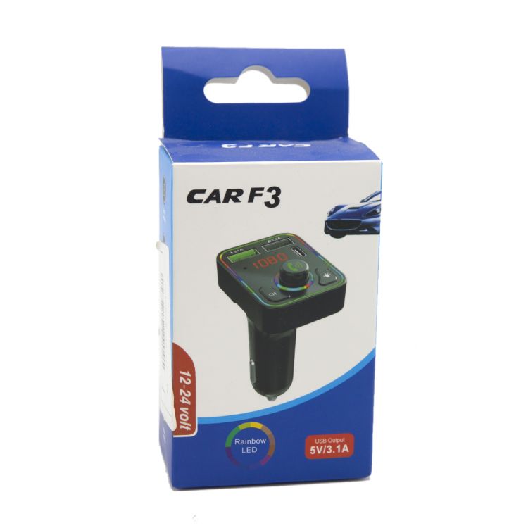 ტელეფონის bluetooth სატენი მანქანის F3 სურათი