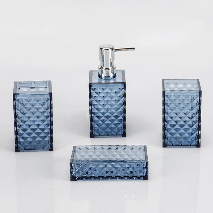 აბაზანის აქსესუარების ნაკრები MH-5629 4ც. ლურჯი სურათი